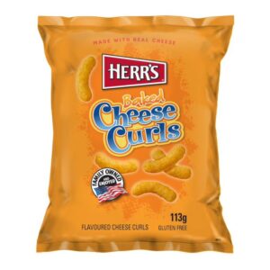 Herrs chips uit Amerika. Deze Amerikaanse chips hebben een hele duidelijke unieke kaassmaak