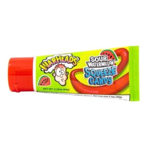 Warheads Squeeze candy with a delicious sour warermelon flavor