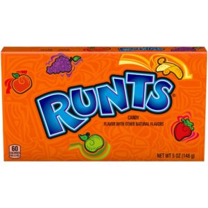 Wonka Runts Candy uit Amerika. Lekkere zoete snoepjes in fruitige smaken