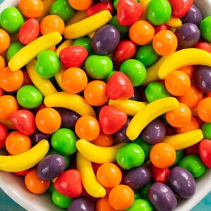 Wonka Runts Candy uit Amerika. Lekkere zoete snoepjes in fruitige smaken