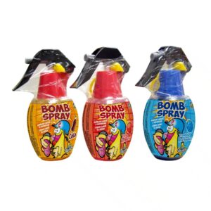 Bomb candy spray in de vorm van een granaat