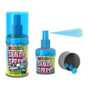 creamers zure spray met daarbij ook nog eens blauwe snoepjes