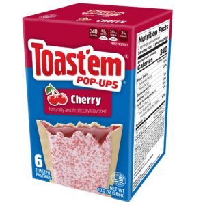 Toast em Pop ups Strawberry, lekkere tussendoortjes met cherry smaak
