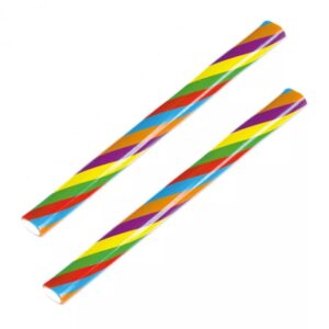 Chewy Rainbow candy stick of no less than 25 cm