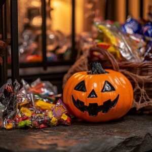 bonbons d&#39;Halloween du festival des bonbons