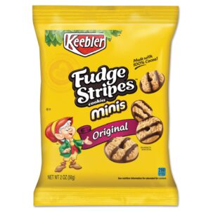 Keebler American Cookies met een laag van chocolade en fudge