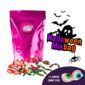 Mega volle Halloween Bag gevuld met griezelsnoep. Met ook nog eens 2x gratis Creepy Eyes.